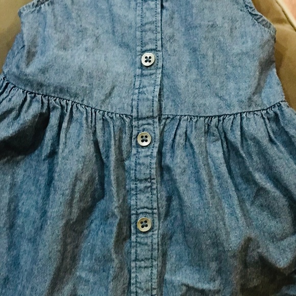 Baby girl denim dress excellent condition 💙 - Picture 4 of 4